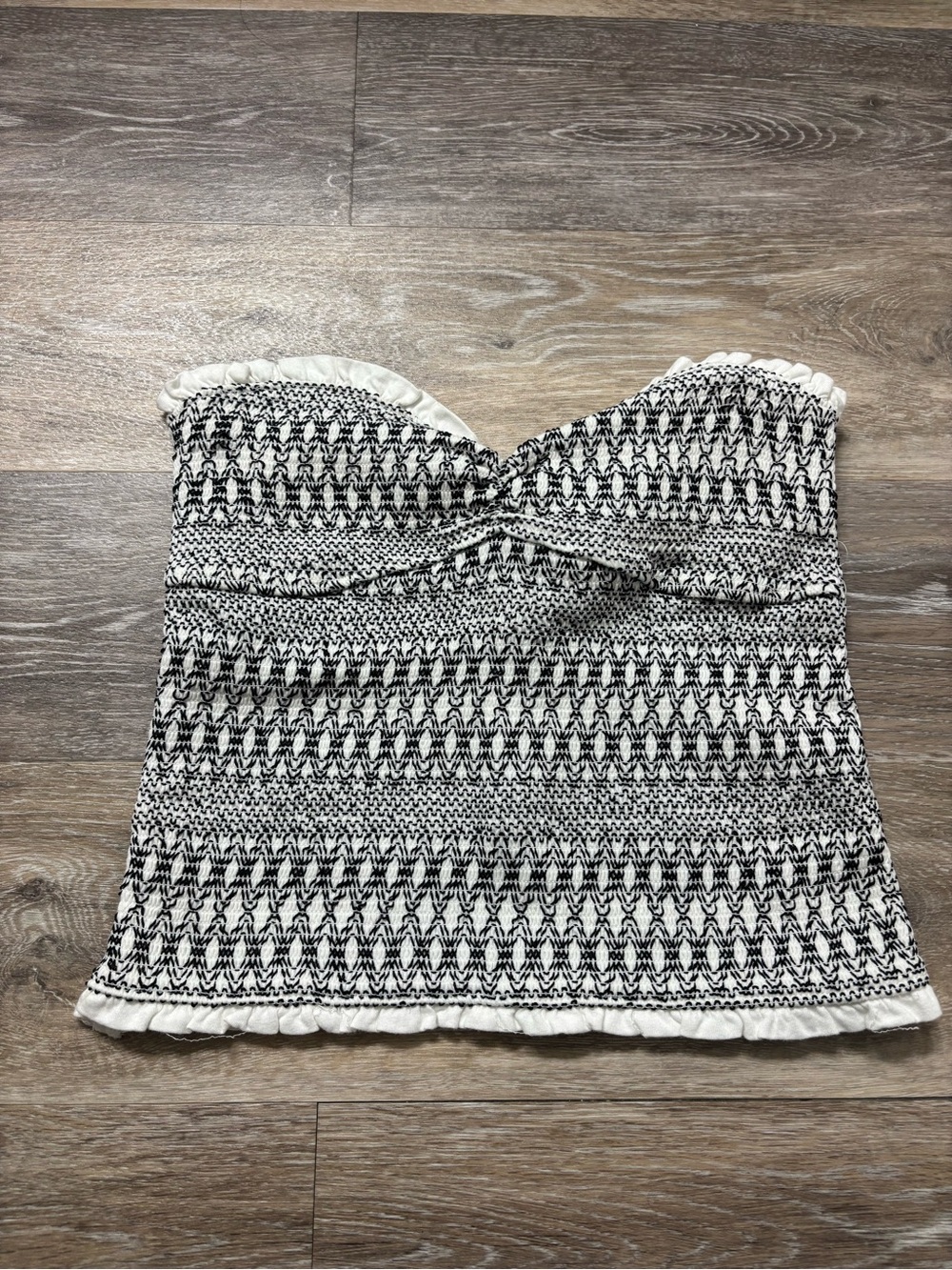Anthropologie Strapless Tube , Smocked Sweetheart. Size XS. NWT